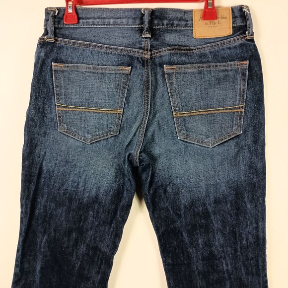 Abercrombie & Fitch The A&F Boot Mens Jeans 33x31 Classic Fit Button Fly Denim - Picture 8 of 11